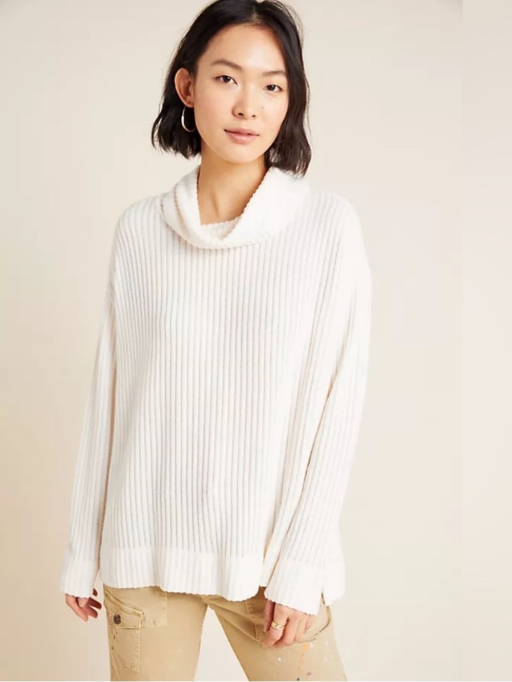 Anthropologie: Maeve: Vanna Cowl Neck Pullover
